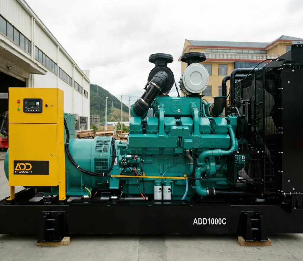 Open frame diesel generator set as main power source